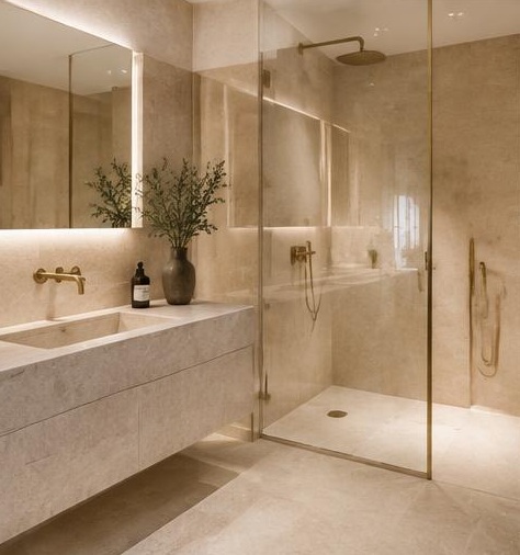 Appartement Carré d’Or — matières
