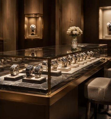 Boutique horlogère — second espace