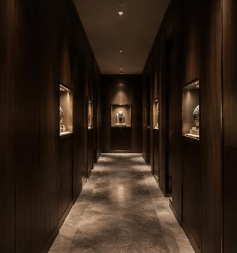 Boutique horlogère — perspective