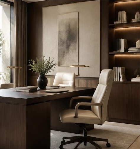 Bureaux d’un family office — perspective