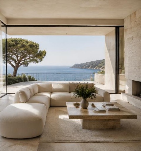 Villa Cap-Ferrat, intérieur à Saint-Jean-Cap-Ferrat